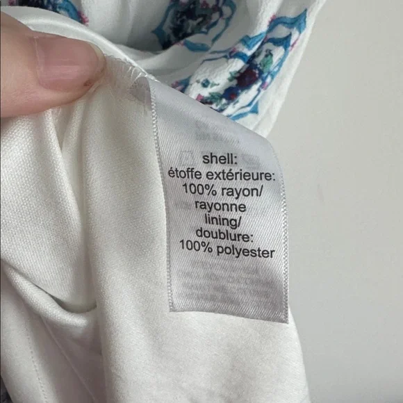 Maurices White and Blue Maxi Dress Size M - Picture 5 of 8